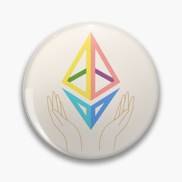 Item preview, Ethereum Logo Open Palms Color Design designed and sold by Unworldly.