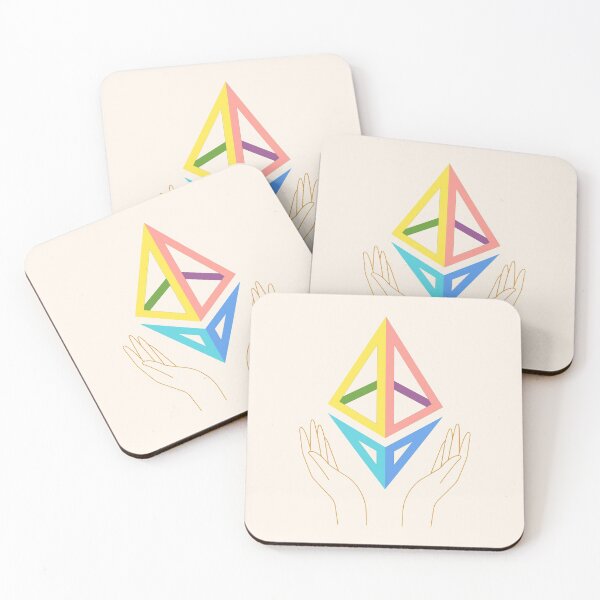 Item preview, Ethereum Logo Open Palms Color Design designed and sold by Unworldly.