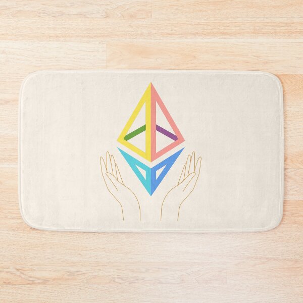 Item preview, Ethereum Logo Open Palms Color Design designed and sold by Unworldly.