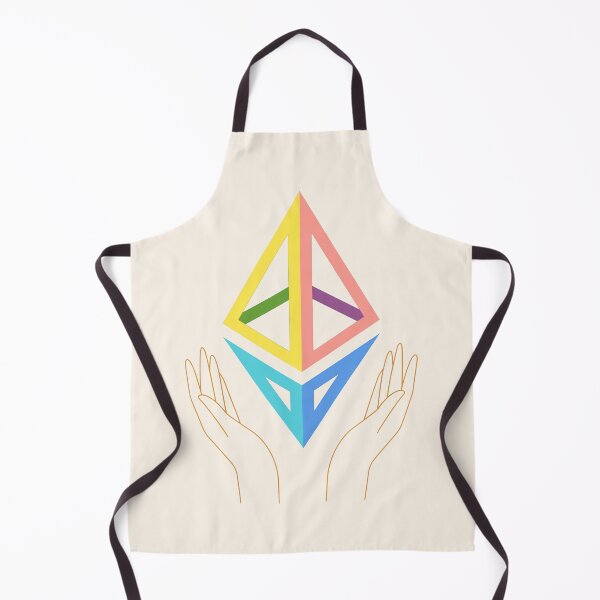 Item preview, Ethereum Logo Open Palms Color Design designed and sold by Unworldly.