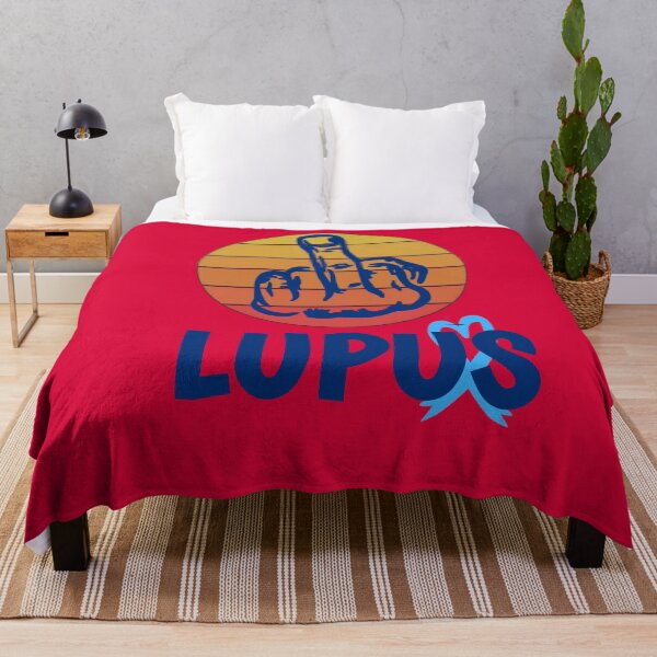 Aperçu de l'œuvre Ruban coeur LUPUS WARRIOR, Fuck Lupus Awareness créée et vendue par The Nova Prints .