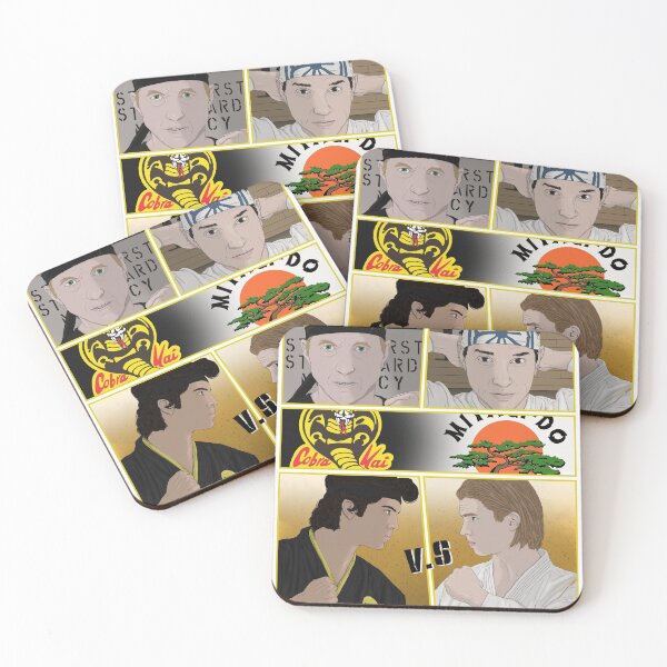 Item preview, COBRA KAI VS MIYAGI DO designed and sold by Adrigonzalezart.