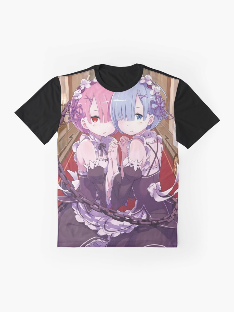 "Rem & Ram" Tshirt for Sale by Kurocchi Redbubble re zero graphic