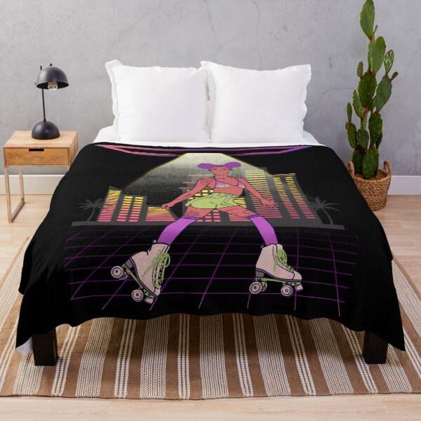 Item preview, Retro 80s Synthwave Disco Roller Skater designed and sold by ZavageDesigns.