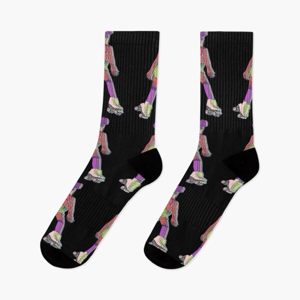 Item preview, Retro 80s Disco Girl Roller Skater designed and sold by ZavageDesigns.
