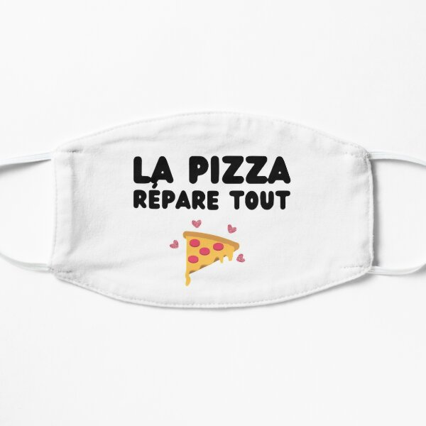 Pizza fixes everything Flat Mask