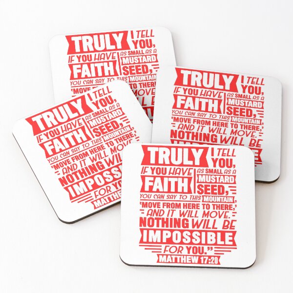 Item preview, Matthew 17:20 designed and sold by plushism.