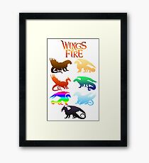 Wings of Fire Tribes Framed Print