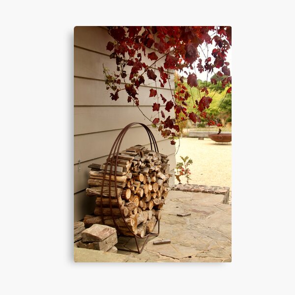 Item preview, Wood stack and vine at Viewfield designed and sold by Susan Henry.
