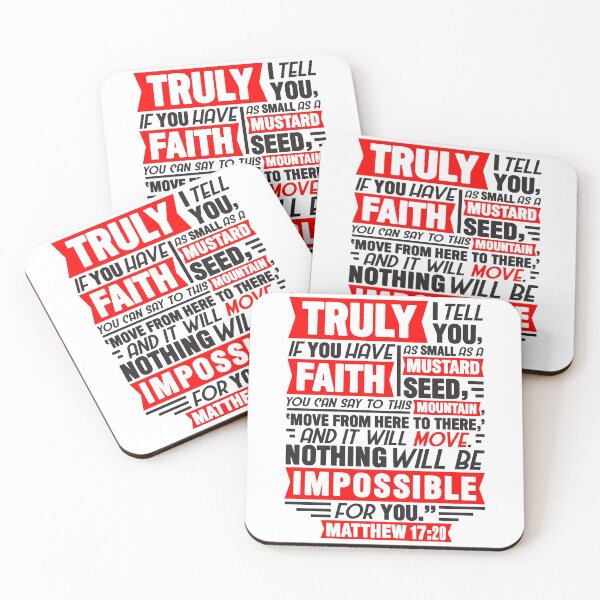 Item preview, Matthew 17:20 designed and sold by plushism.