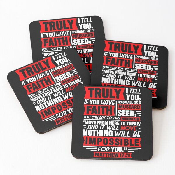 Item preview, Matthew 17:20 designed and sold by plushism.