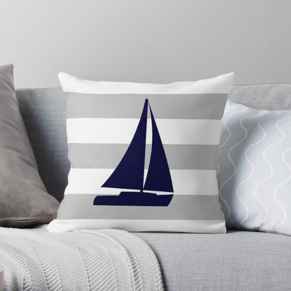Nautical Blue Pillows, Summer Decor, 18×18 Pillow Cover, Ocean Decorative  Pillows, Beach Lake House Decor, Toss Pillow, Schooner Nautical – Schooner  Chandlery