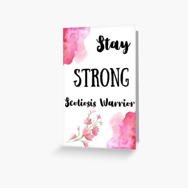 Item preview, Stay Strong Scoliosis Warrior  designed and sold by hopescoliosis.