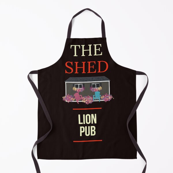 Item preview, The SHED RED lion pub design  designed and sold by Valicourt.