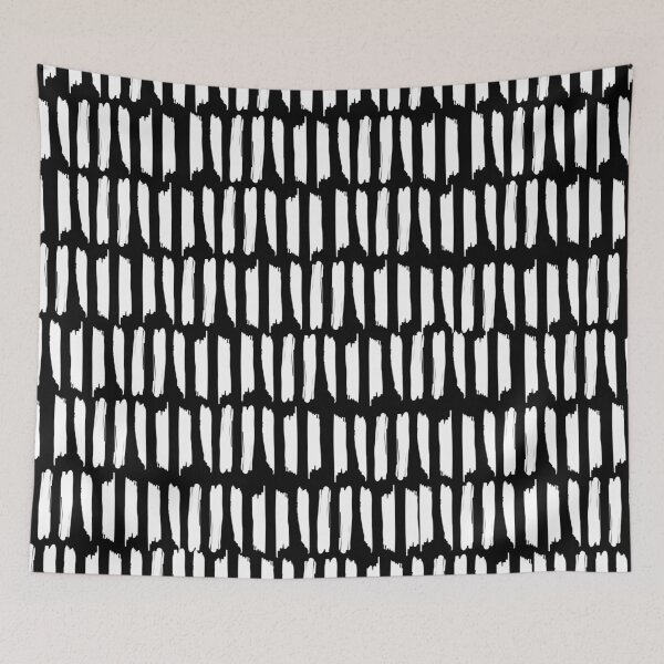 Item preview, Monochromatic strokes pillow home decor designed and sold by anna0711.