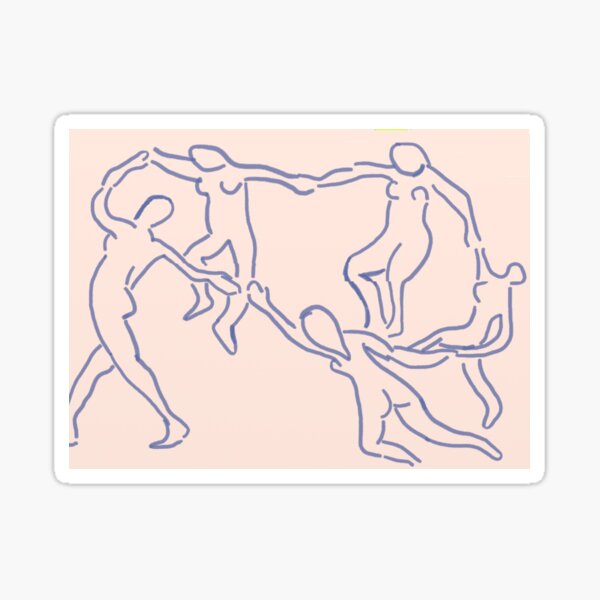 The dance by Matisse Sticker