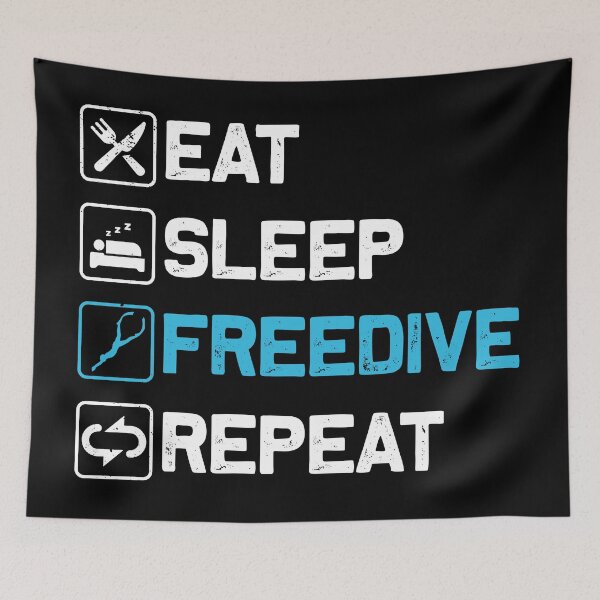 Item preview, Eat Sleep Freedive Repeat designed and sold by cotros.