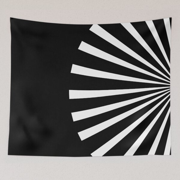 Item preview, Monochromatic sun design pillow home decor designed and sold by anna0711.