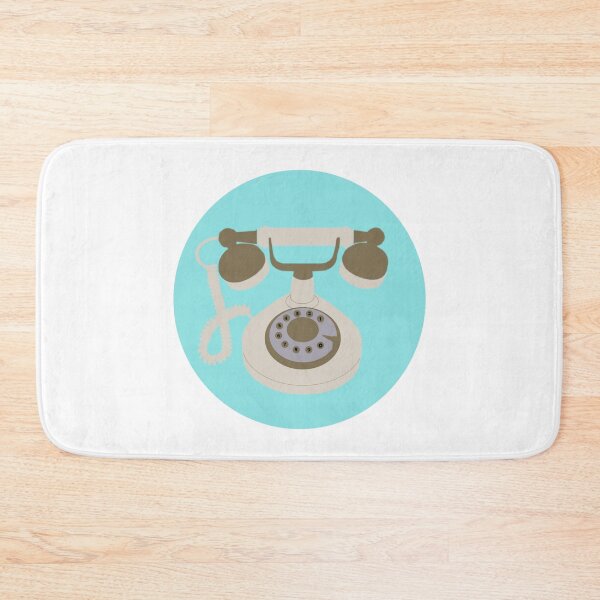Item preview, Hand Drawn Retro Vintage Rotary Phone designed and sold by mrtraz.