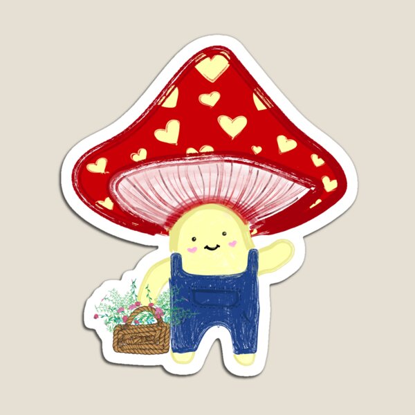 mushroom buddy Magnet