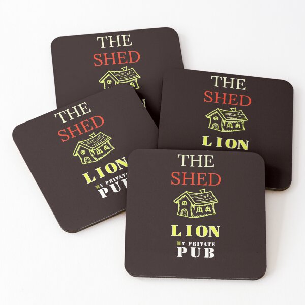 Item preview, The SHED RED lion pub design  designed and sold by Valicourt.