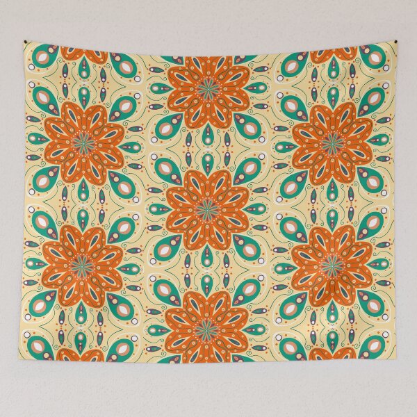 Item preview, Retro Inspired Mandala designed and sold by LizzieLart.