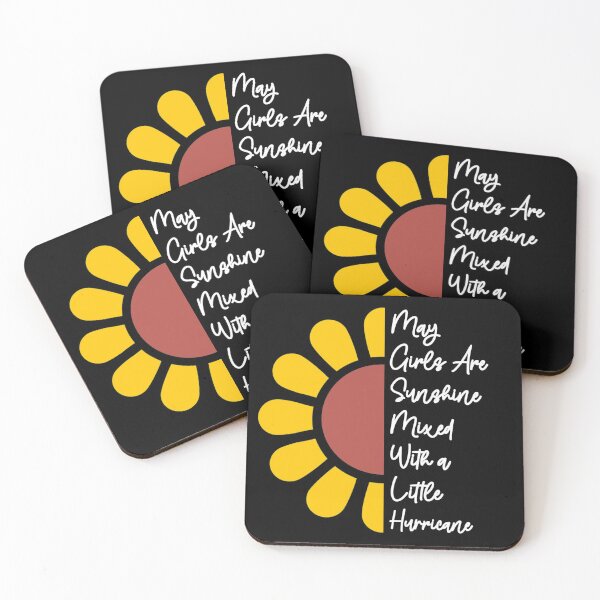 Item preview, May Girls Are Sunshine Mixed With A Little Hurricane designed and sold by Gift For You.