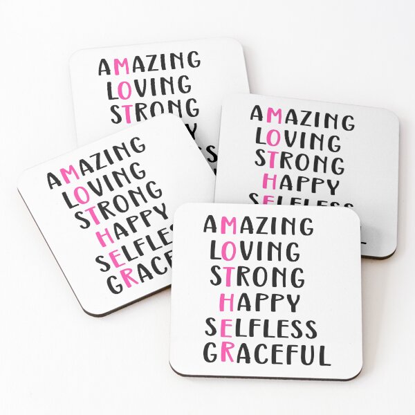 Item preview, Mother, Amazing Loving Strong Happy Selfless Graceful designed and sold by SasKloset.