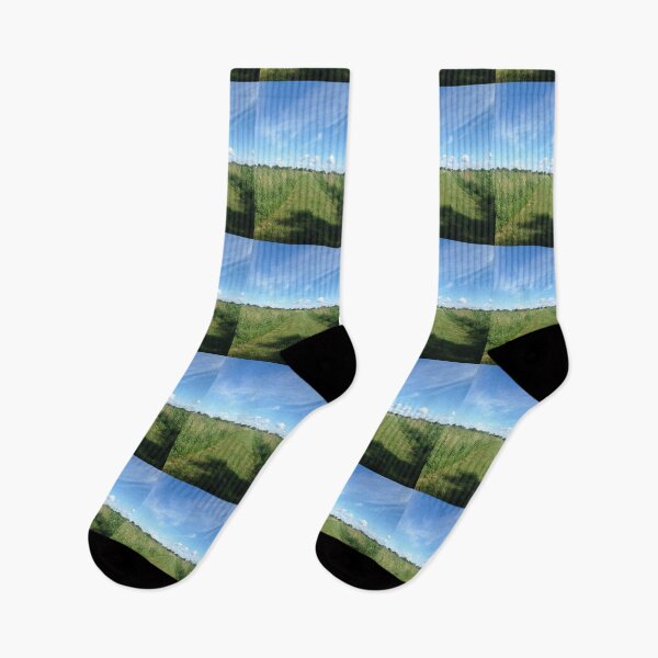 Item preview, Nature Blue Sky Green Grass Field designed and sold by FluffySoap.