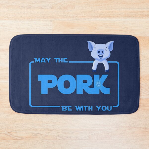 Item preview, May The Pork Be With You (Blue) designed and sold by Visual Resolutions.