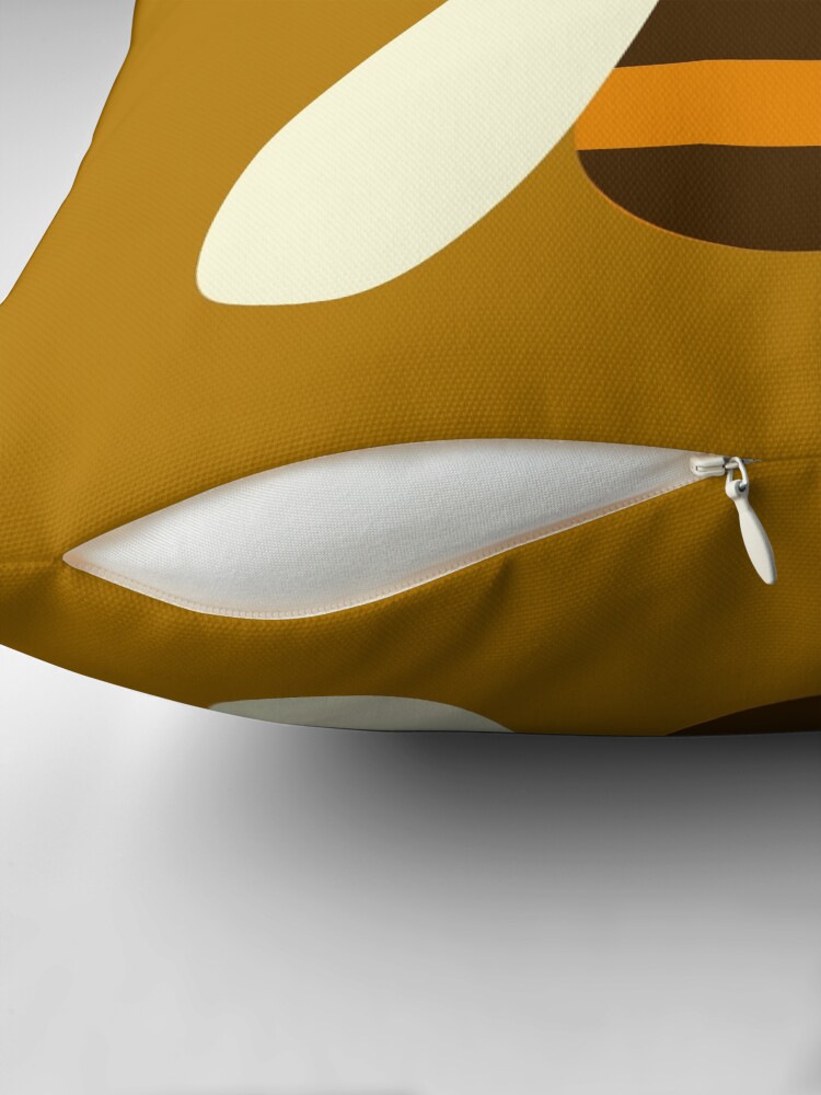 Thumbnail 2 of 4, Pillow, Save the Bees. designed and sold by nuuk.
