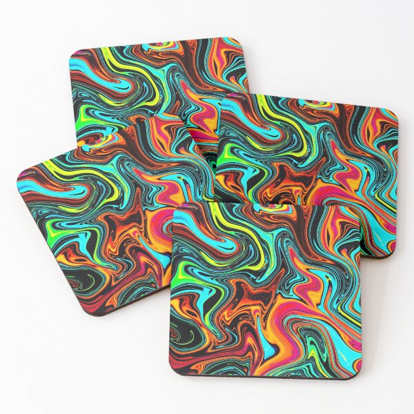 Item preview, Cozy Colorful Abstract Fluid designed and sold by Flydea.