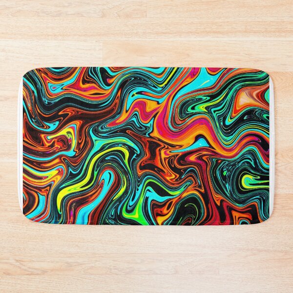 Item preview, Cozy Colorful Abstract Fluid designed and sold by Flydea.