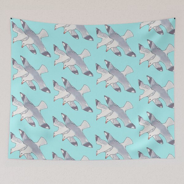 Item preview, California Gull bird species bird art designed and sold by TheWaterBirds.