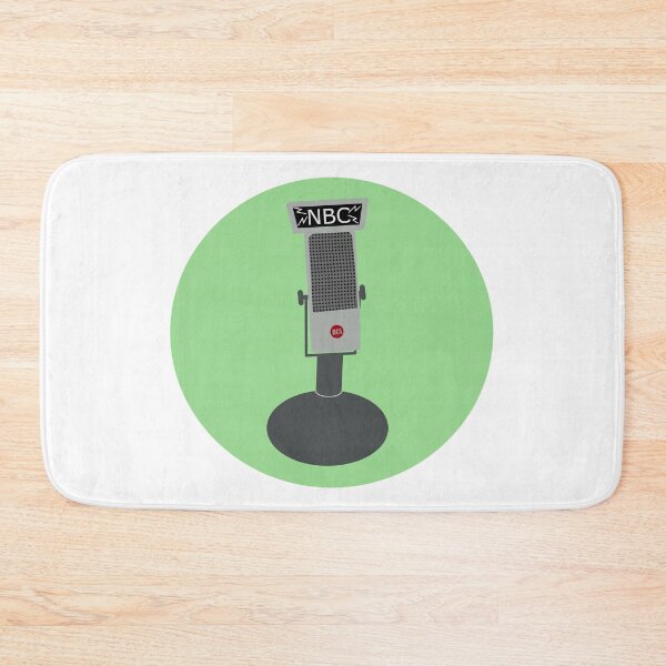 Item preview, Hand Drawn Microphone Vintage with Green Background designed and sold by mrtraz.