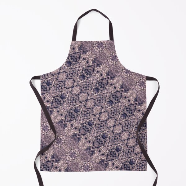 Item preview, Violet Textured Mosaic Ornate Print designed and sold by DFLC Prints.