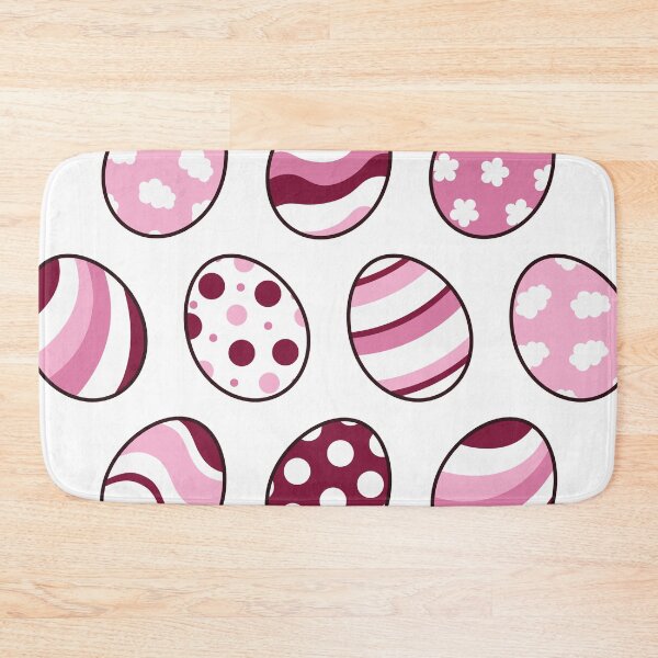 Item preview, Egg Pattern | Pink | Stripes Clouds Flowers Dots | White designed and sold by Wintre2.