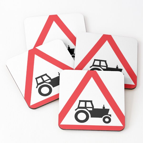 Item preview, UK traffic sign: Agricultural vehicles ahead (TSRGDNO 553.1) designed and sold by Spyromike.
