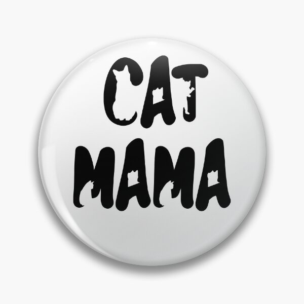 Item preview, Cat Mama Black Text Design with Cats Placed Inside The Text designed and sold by jonrdesign.