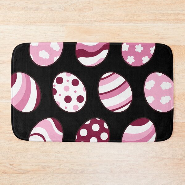 Item preview, Egg Pattern | Pink | Stripes Clouds Flowers Dots | Black designed and sold by Wintre2.