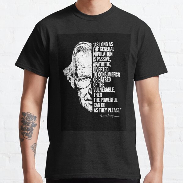 Item preview,  Noam Chomsky quote, quotes designed and sold by madkitten.