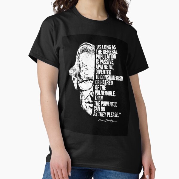 Item preview,  Noam Chomsky quote, quotes designed and sold by madkitten.