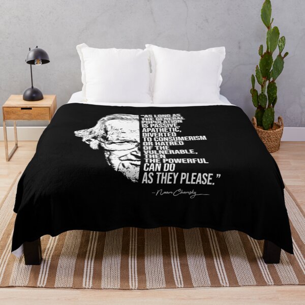 Item preview,  Noam Chomsky quote, quotes designed and sold by madkitten.