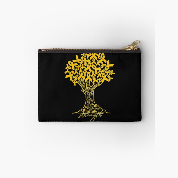 Item preview, Appendix Cancer Awareness Amber Ribbon Tree Support designed and sold by JeannetteFlower.