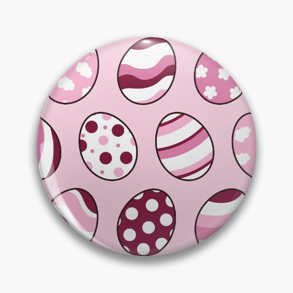 Item preview, Egg Pattern | Pink | Stripes Clouds Flowers Dots designed and sold by Wintre2.