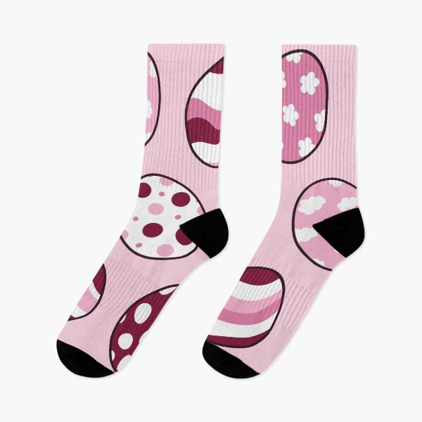 Item preview, Egg Pattern | Pink | Stripes Clouds Flowers Dots designed and sold by Wintre2.