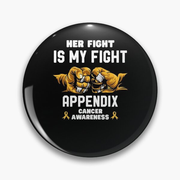 Item preview, Appendix Cancer Awareness Ribbon Her Fight Is My Fight designed and sold by JeannetteFlower.