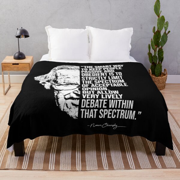 Item preview, Noam Chomsky quote, quotes designed and sold by madkitten.
