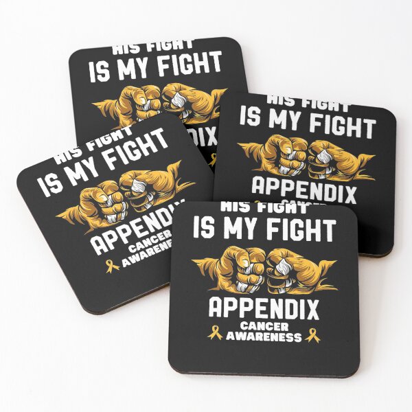Item preview, Appendix Cancer Awareness Ribbon His Fight Is My Fight designed and sold by JeannetteFlower.