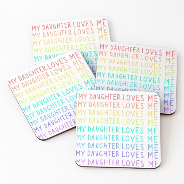 Item preview, Colorful My Daughter Loves Me Phrases  designed and sold by monsoonegy.